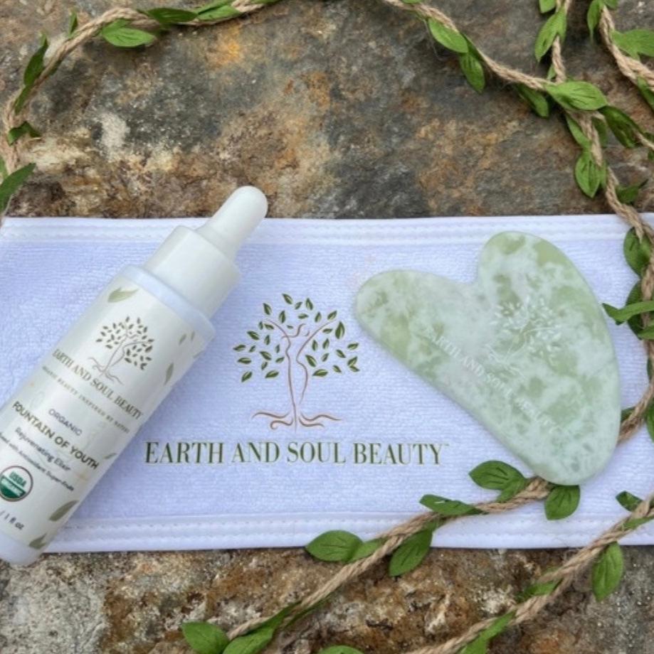 FOUNTAIN OF YOUTH w/ Gua Sha Rejuvenate + Glow Bundle (Free Headband With Purchase)