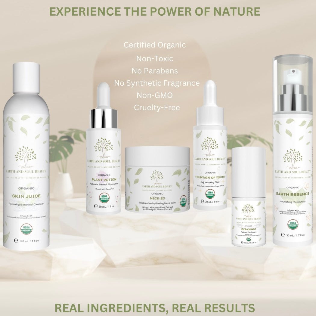 Nature's Nourish + Glow Organic Bundle (6 piece collection)