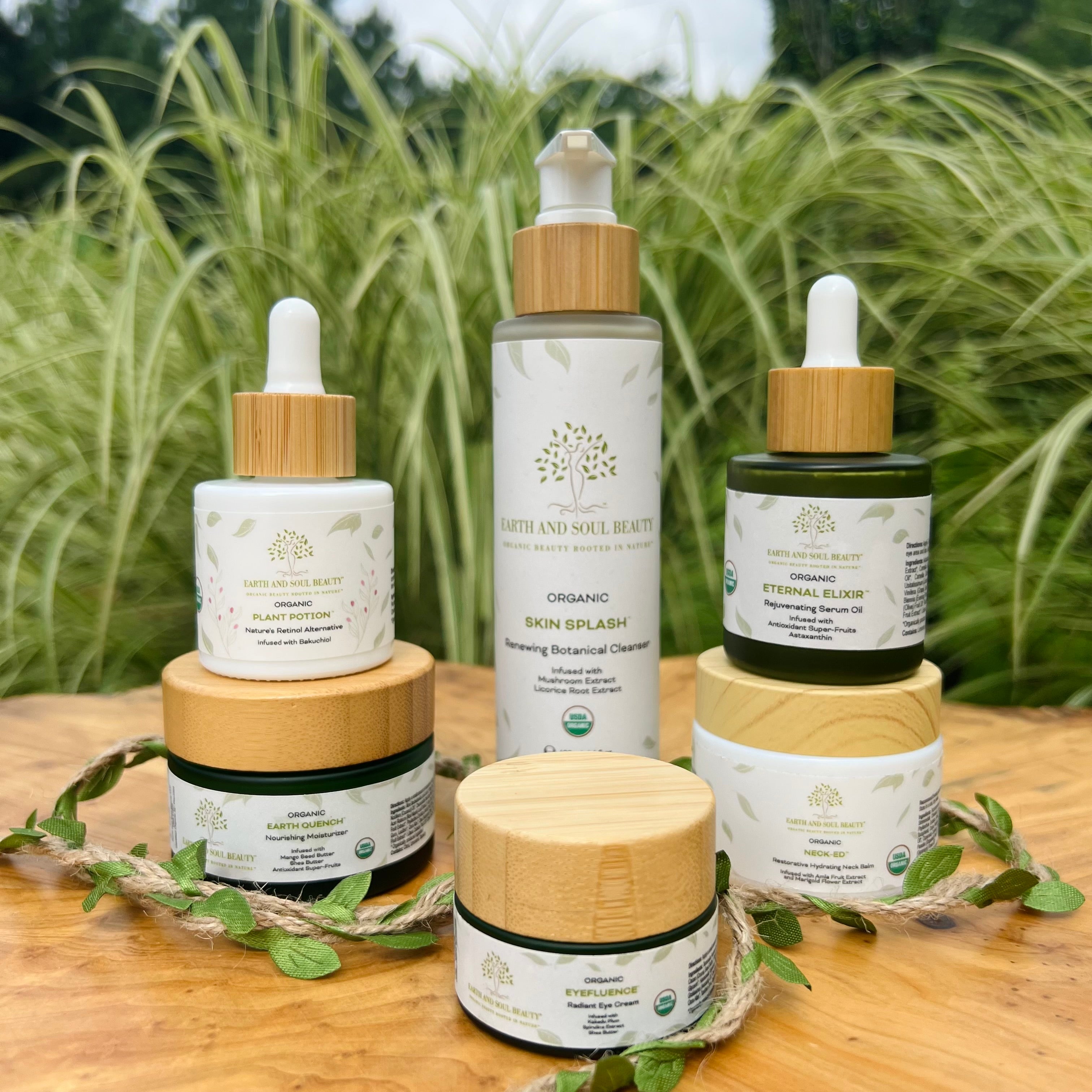 Nature's Nourish + Glow Organic Bundle (6 piece collection)